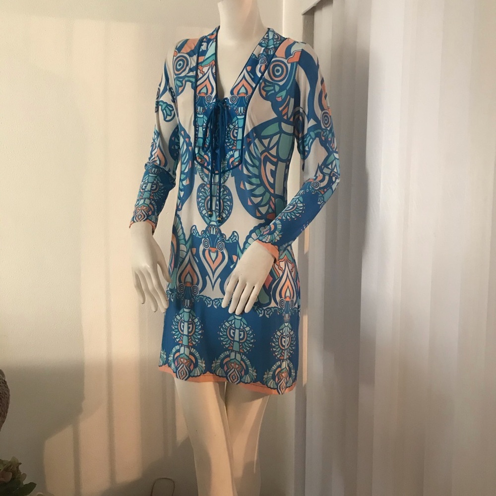 Analili Tunic plunge dress